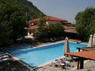 Gefyri Hotel Konitsa Buitenkant foto